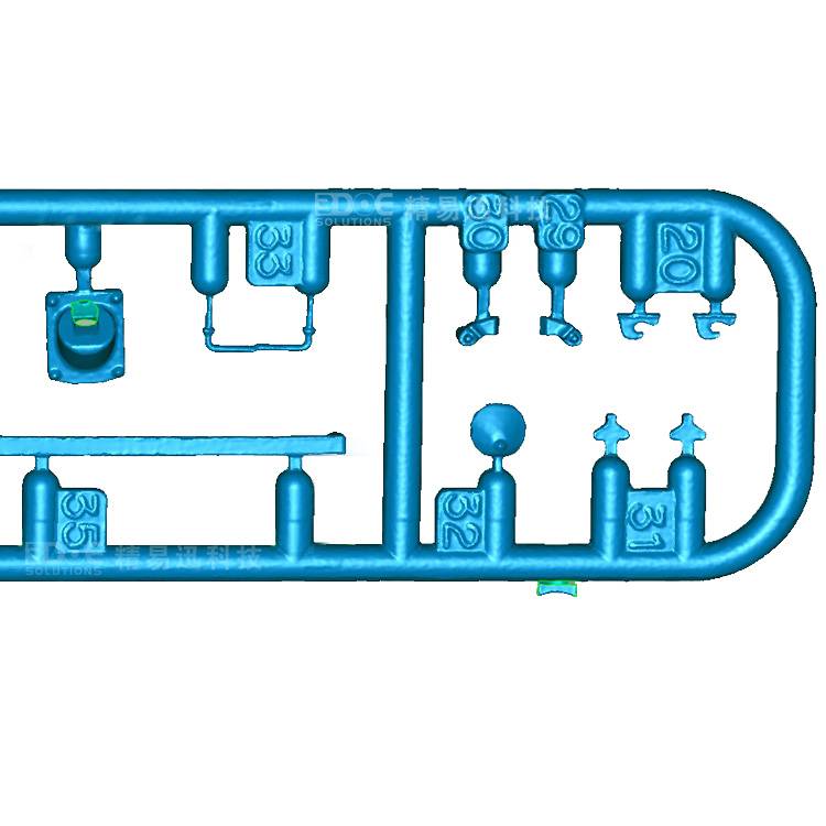 玩具3D扫描 逆向抄数案例  PG国际电子